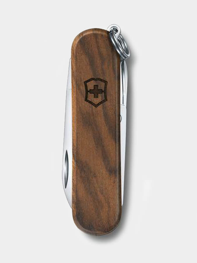 Victorinox Classic SD Walnut Wood Multi Tool Pocket Knife