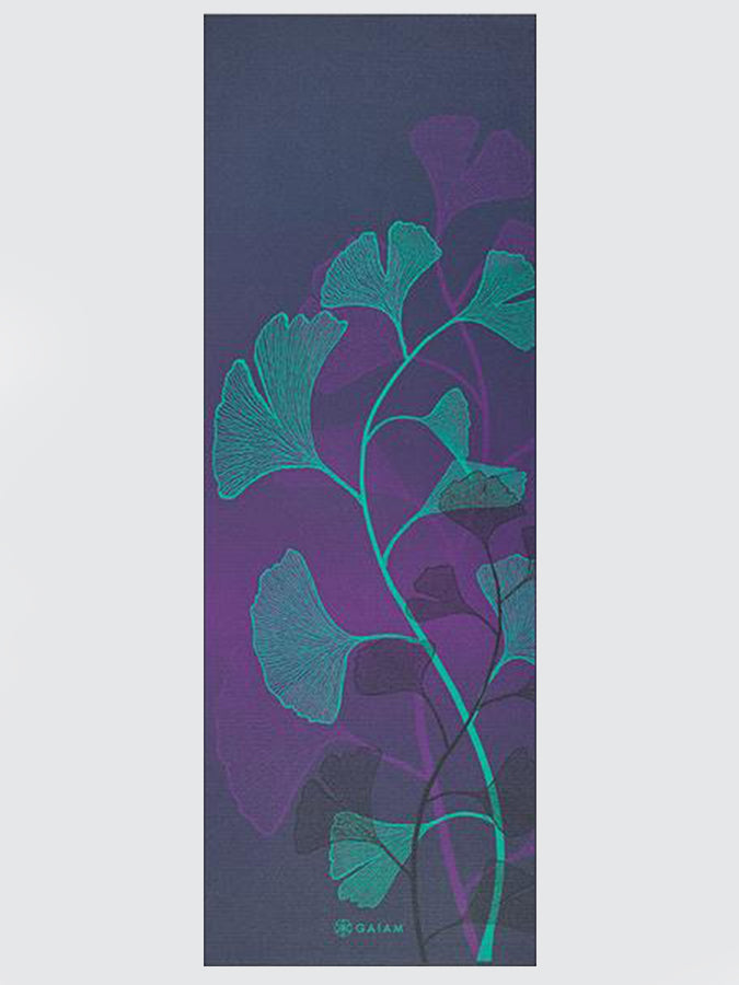 Gaiam Premium Lily Shadows Yoga Mat 6mm