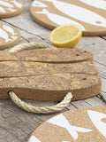 Beau Quiet Natural Cork Trivet - Three Fish