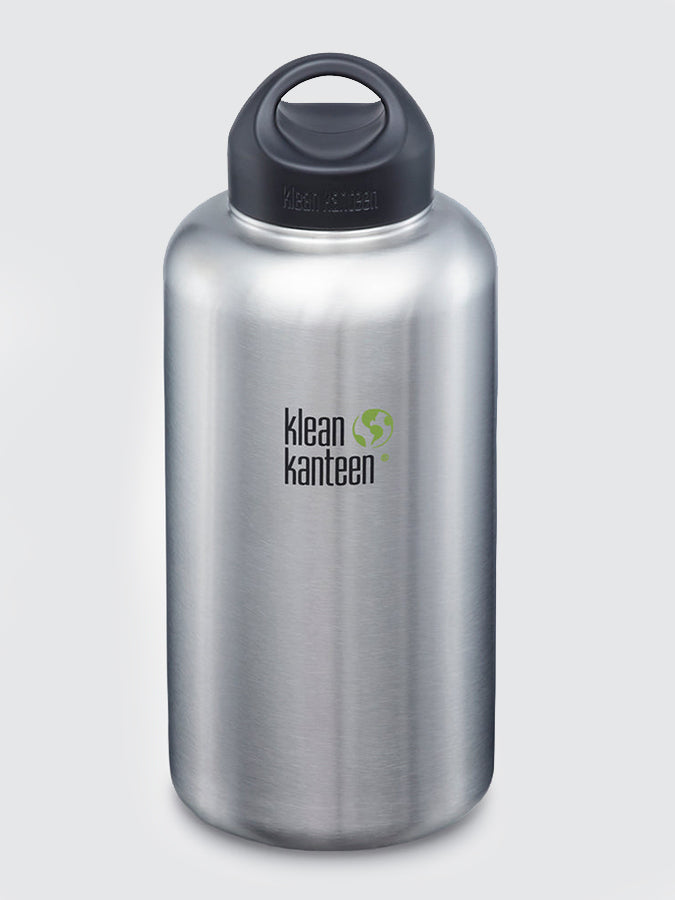 Klean Kanteen Wide Bottle 64oz (1900ml) With Loop Cap