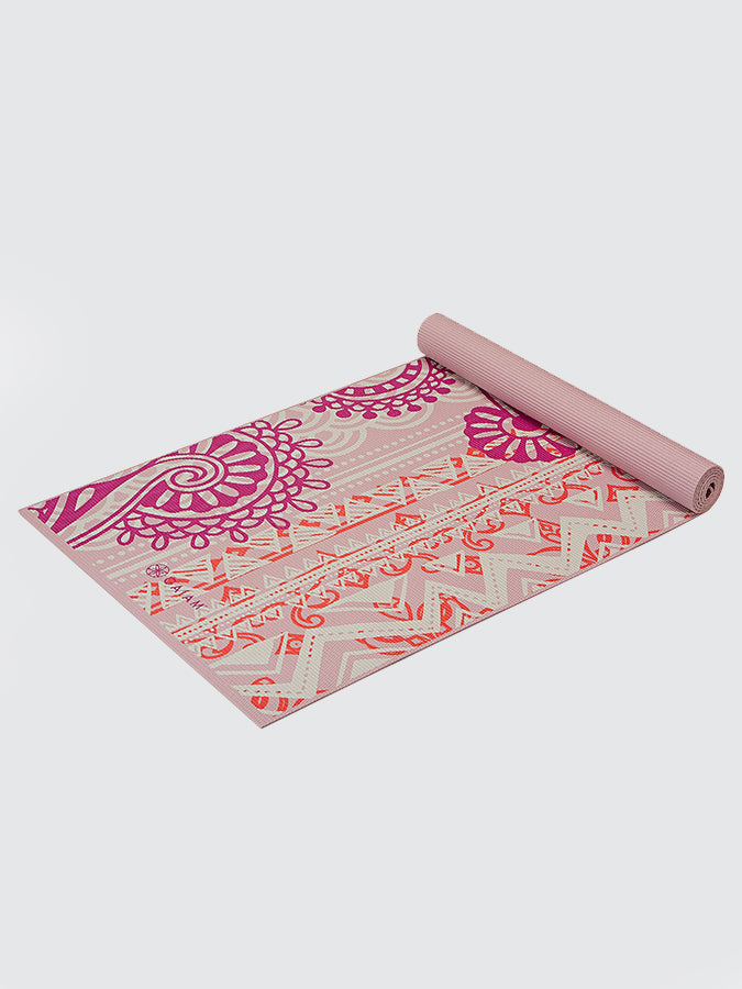 Gaiam Bohemian Rose Yoga Mat 4mm