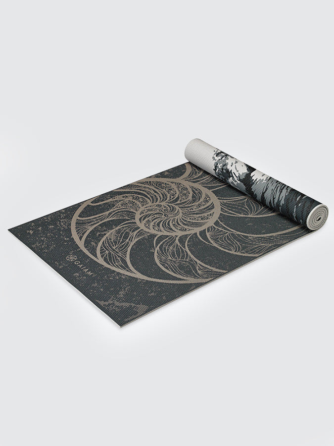 Gaiam Reversible Spiral Motion Yoga Mat 6mm