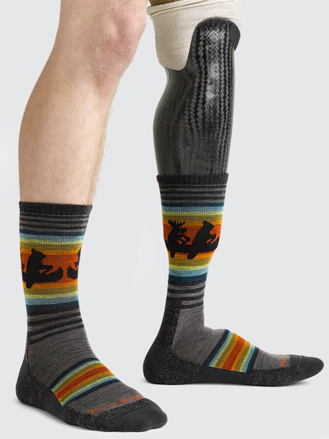 Darn Tough 5003 Willoughby Micro Crew Lightweight Hiking Men's Cushion Socks