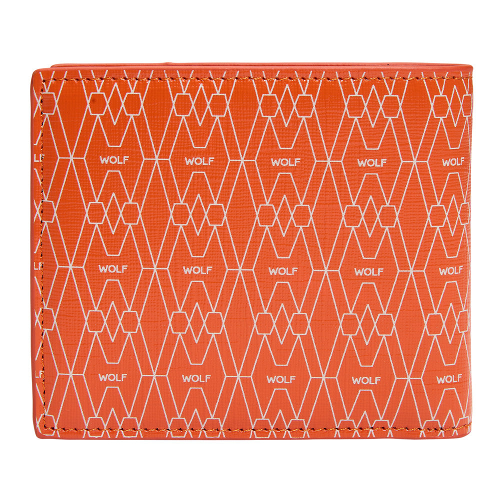 Wolf Signature Billfold & Coin Wallet - Orange