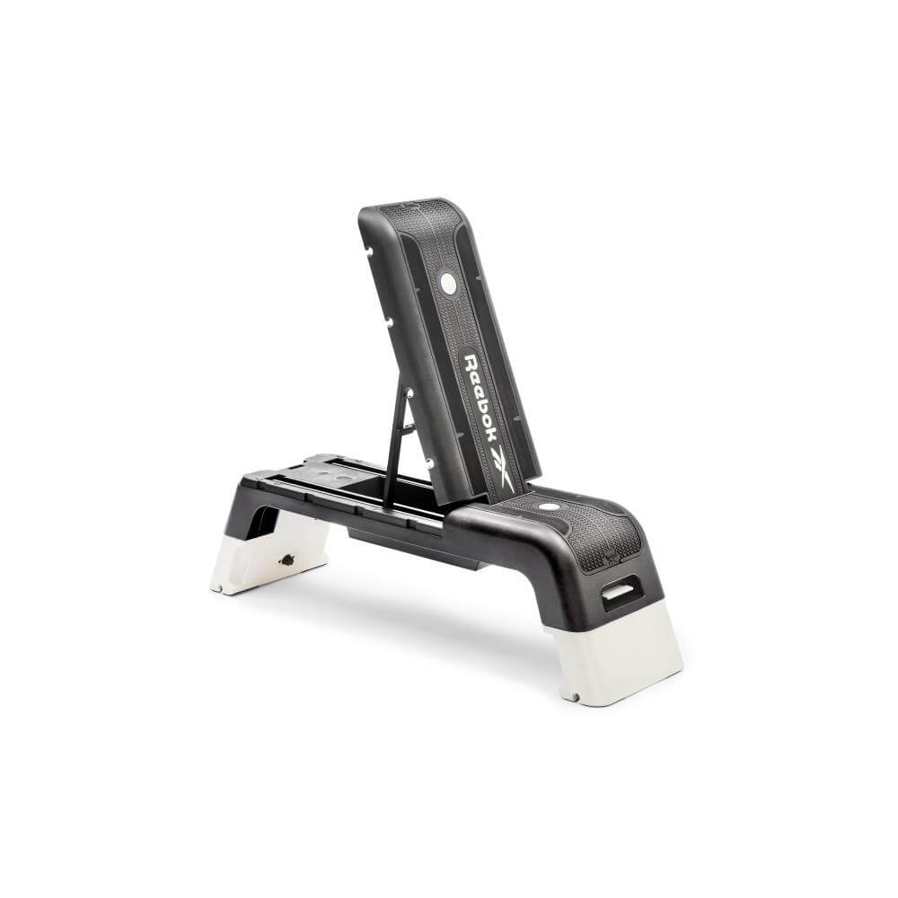 Reebok Deck Adjustable Fitness Bench - Black/White