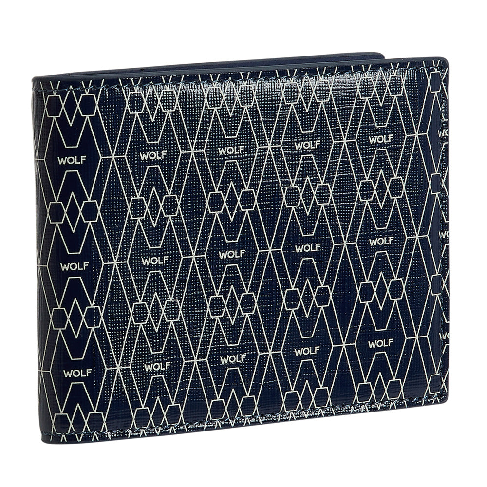 Wolf Signature Billfold Wallet - Blue