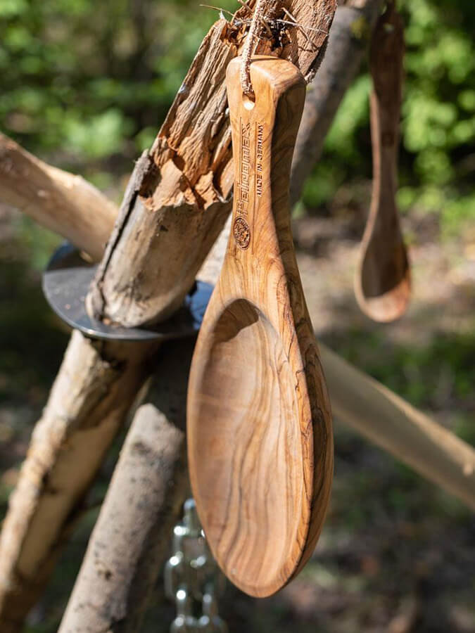 Petromax Flat Bowl Olive Wood