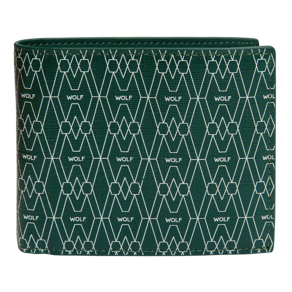 Wolf Signature Billfold & Coin Wallet - Green