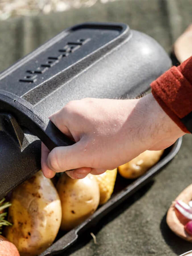 Petromax Cast-Iron Potato Cooker