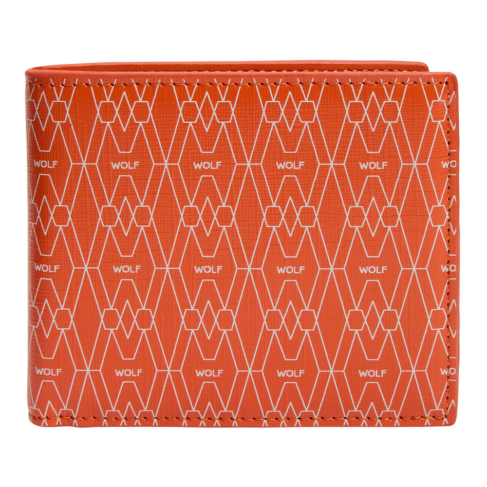 Wolf Signature Billfold & Coin Wallet - Orange