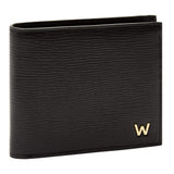 Wolf W Billfold & Coin Black Wallet