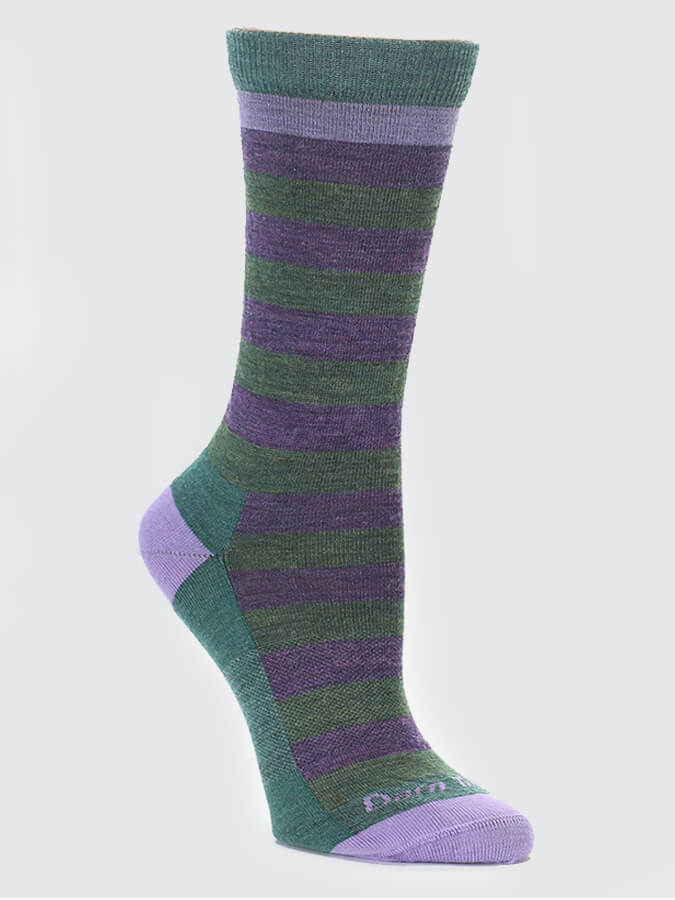 Darn Tough 1495 Good Witch Crew Light Women's Socks - Poppy Plum