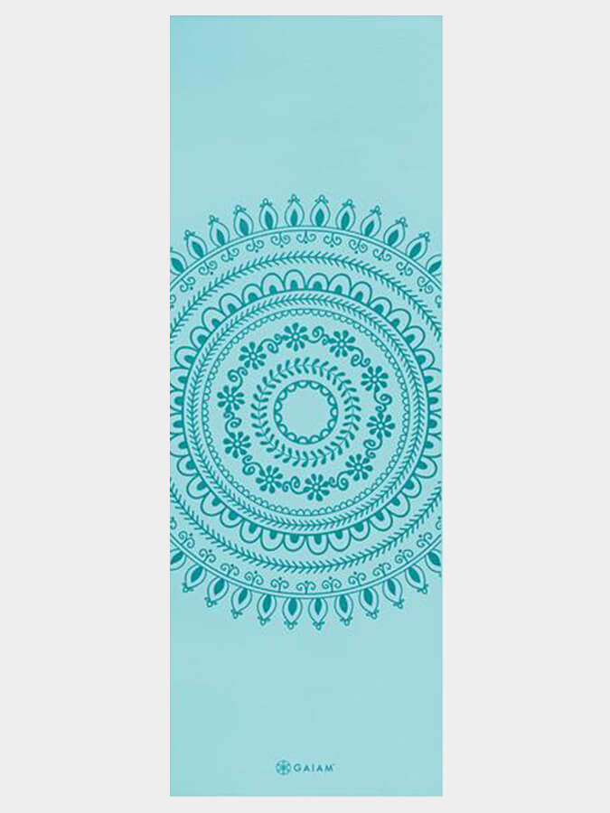 Gaiam Marrakesh Turquoise Yoga Mat 6mm