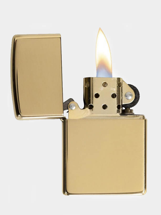 Zippo Lighter - Classic High Polish Brass - Z254B