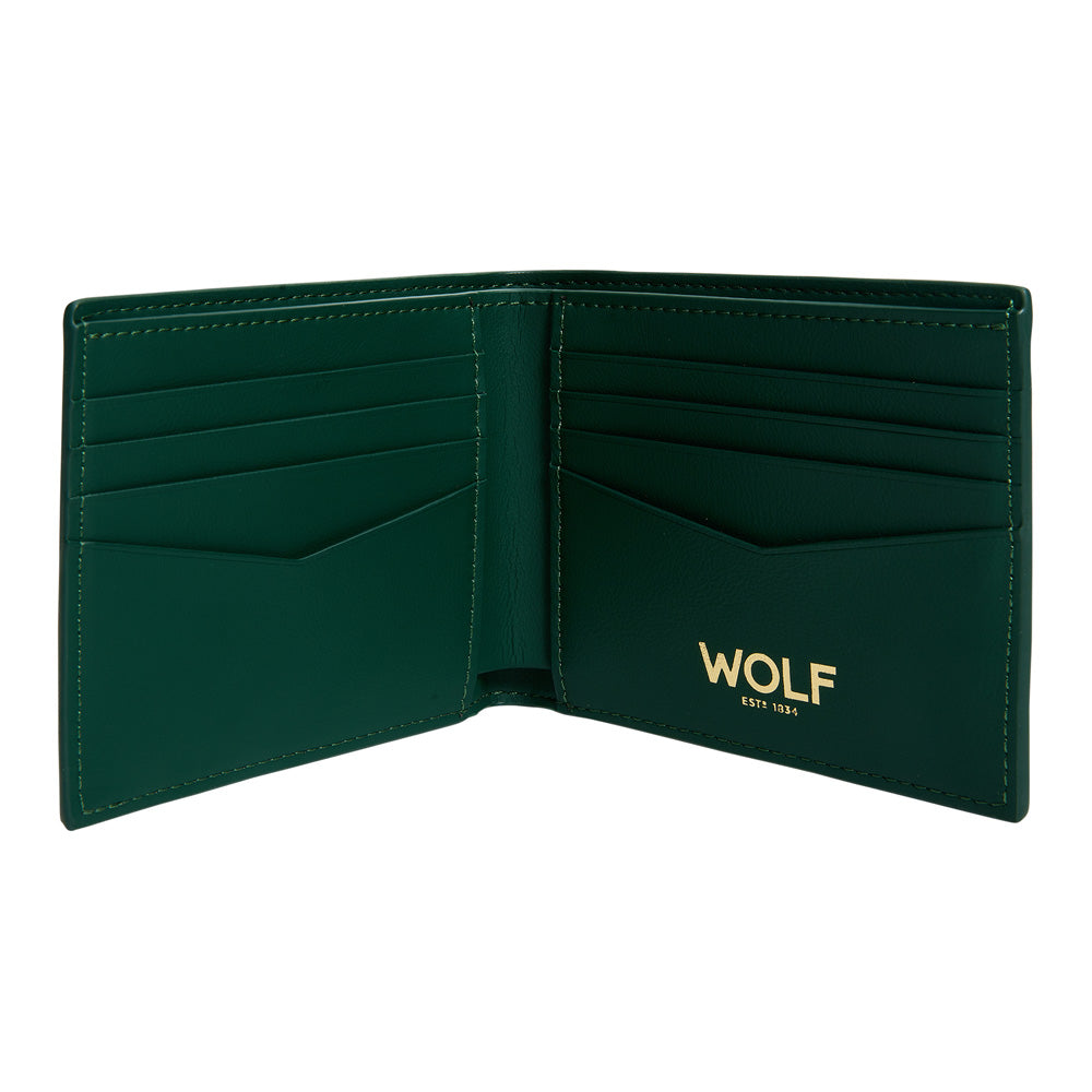 Wolf Signature Billfold Wallet - Green