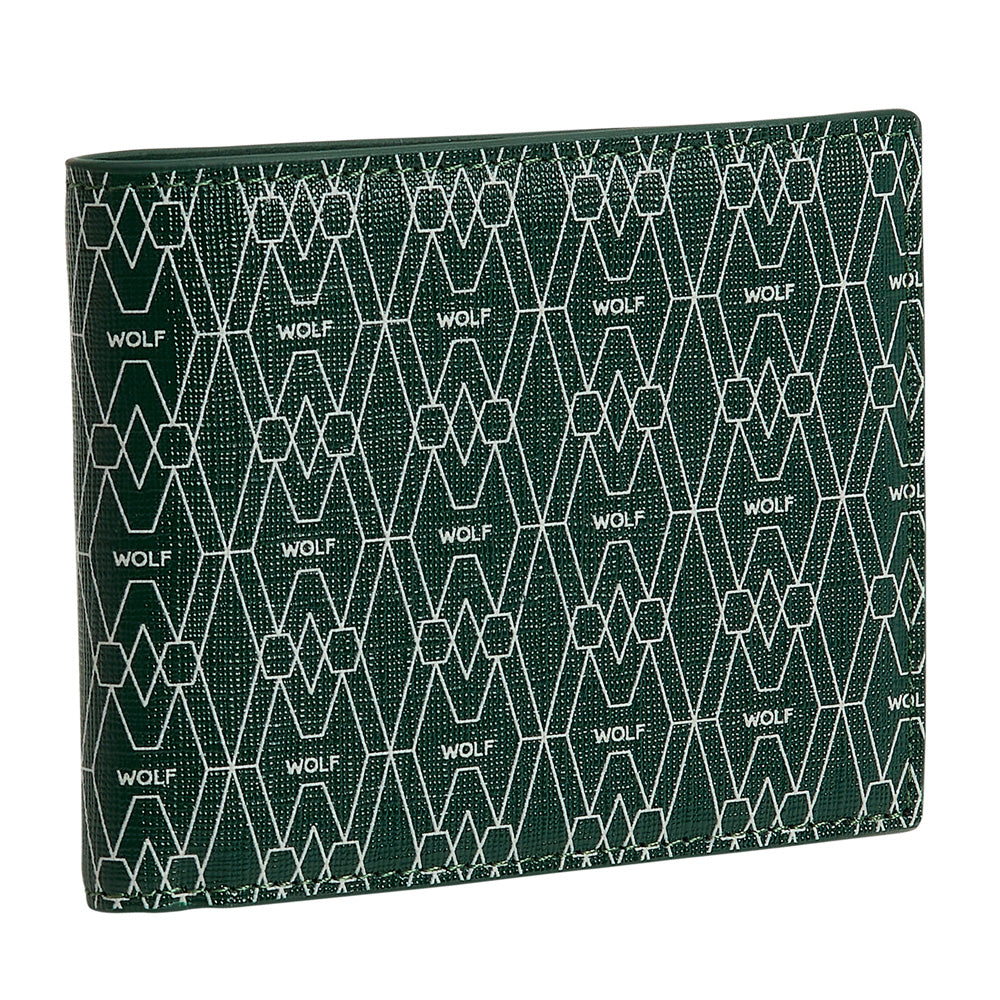 Wolf Signature Billfold & Coin Wallet - Green