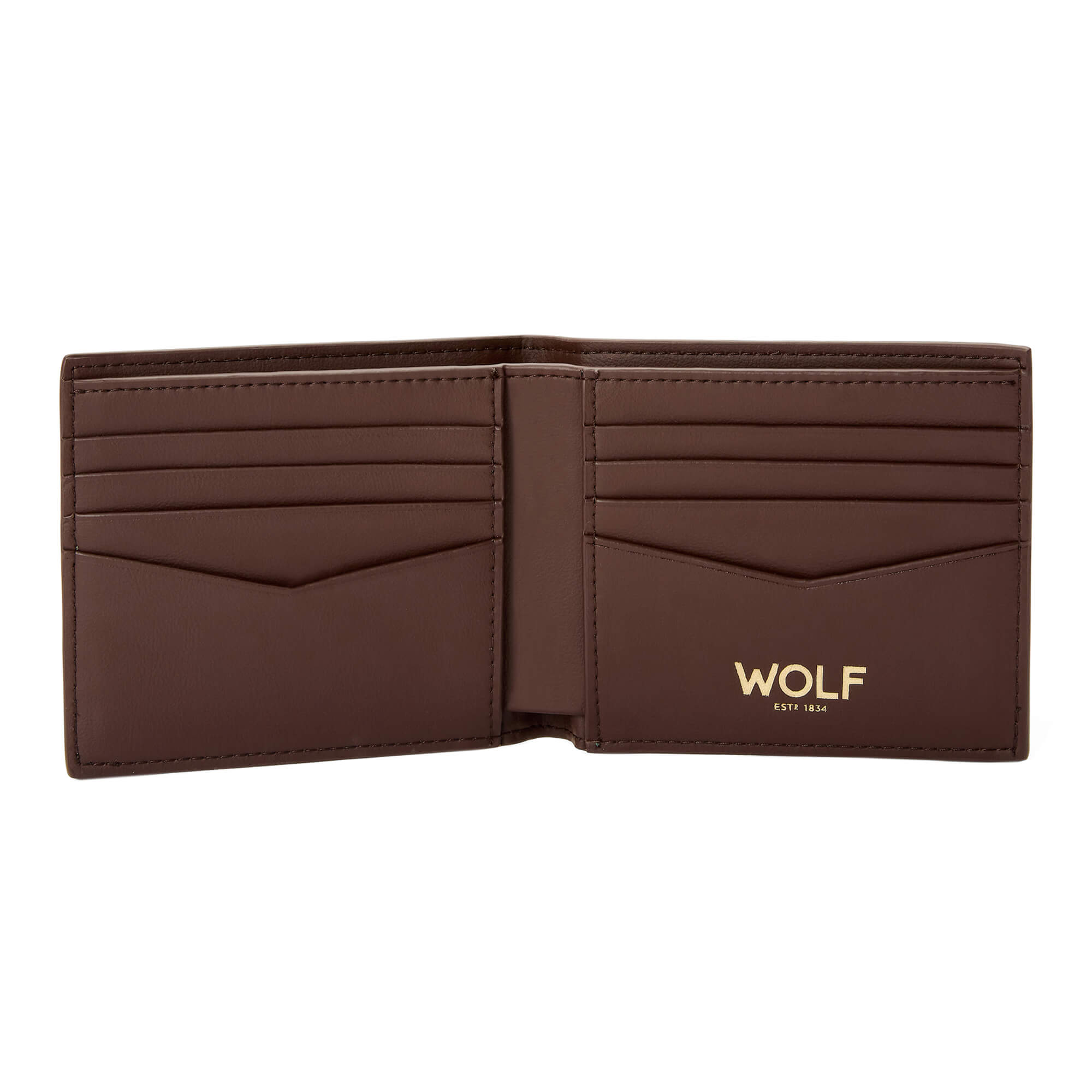 Wolf Signature Billfold Wallet - Brown