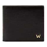 Wolf W Billfold & Coin Black Wallet