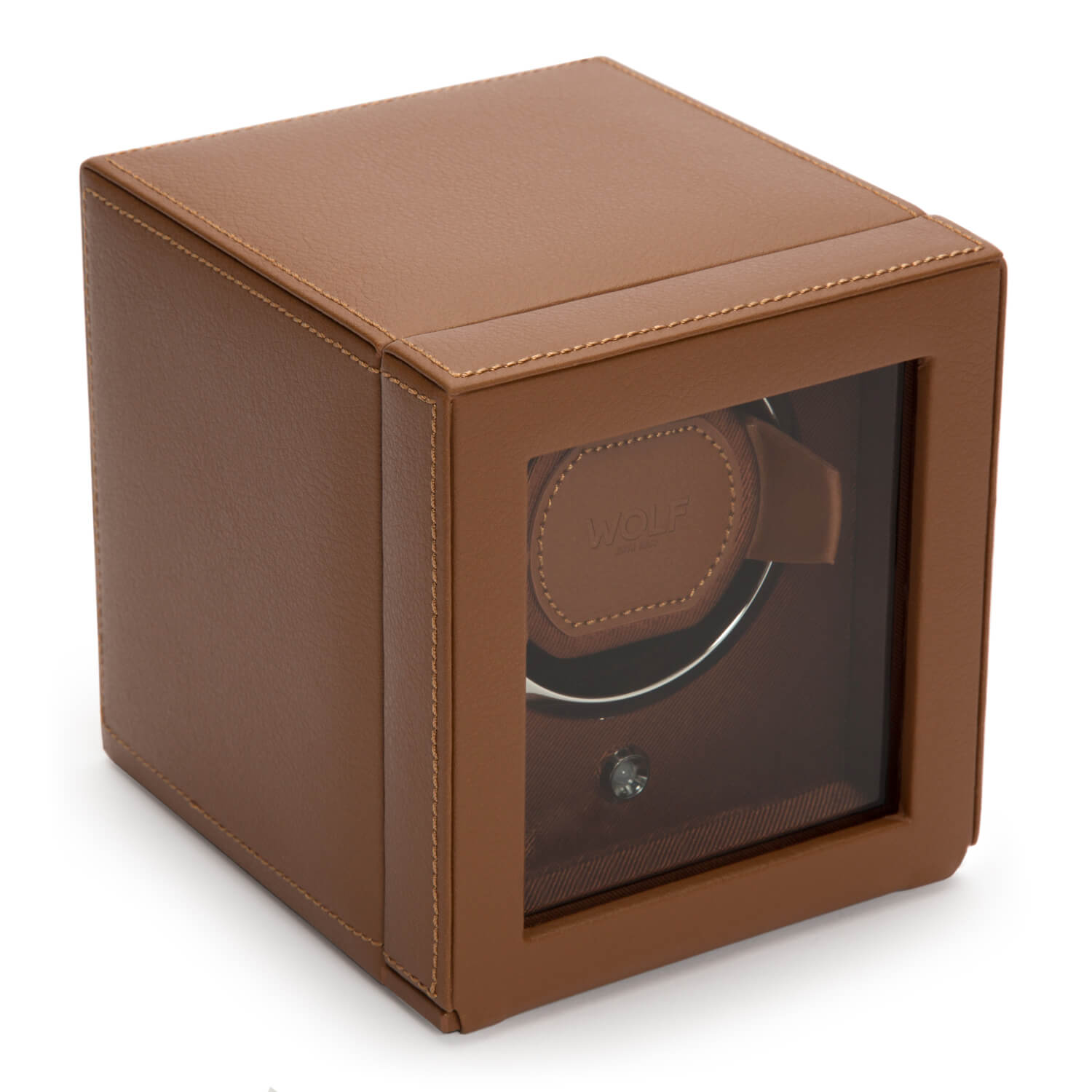 WOLF Cub Single Watch Winder with Cover