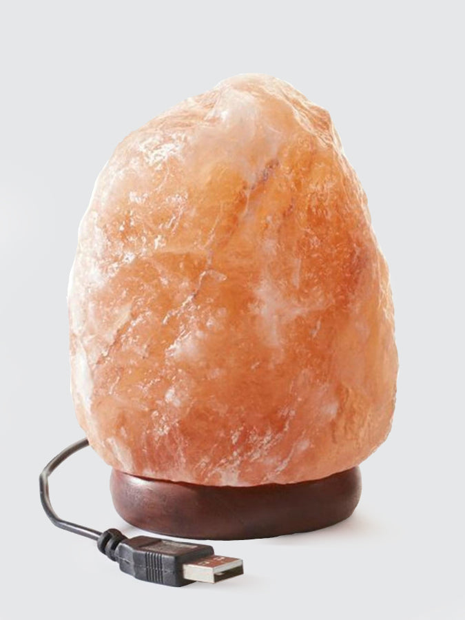 Natural Himalayan Salt Lamp - USB Powered (1kg)