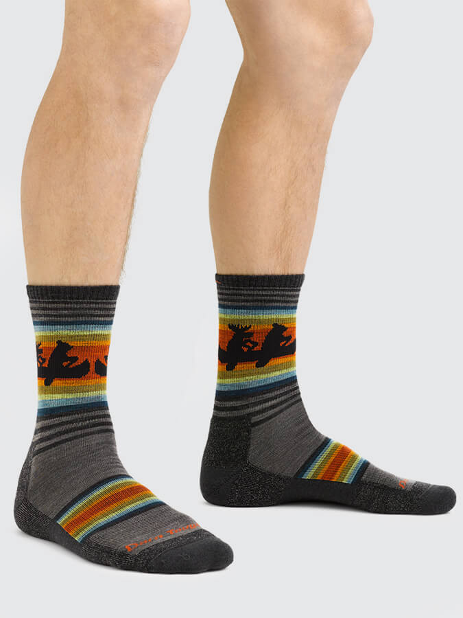 Darn Tough 5003 Willoughby Micro Crew Lightweight Hiking Men's Cushion Socks