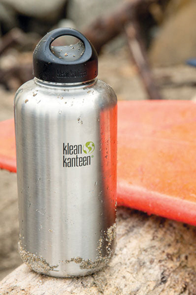 Klean Kanteen Wide Bottle 64oz (1900ml) With Loop Cap