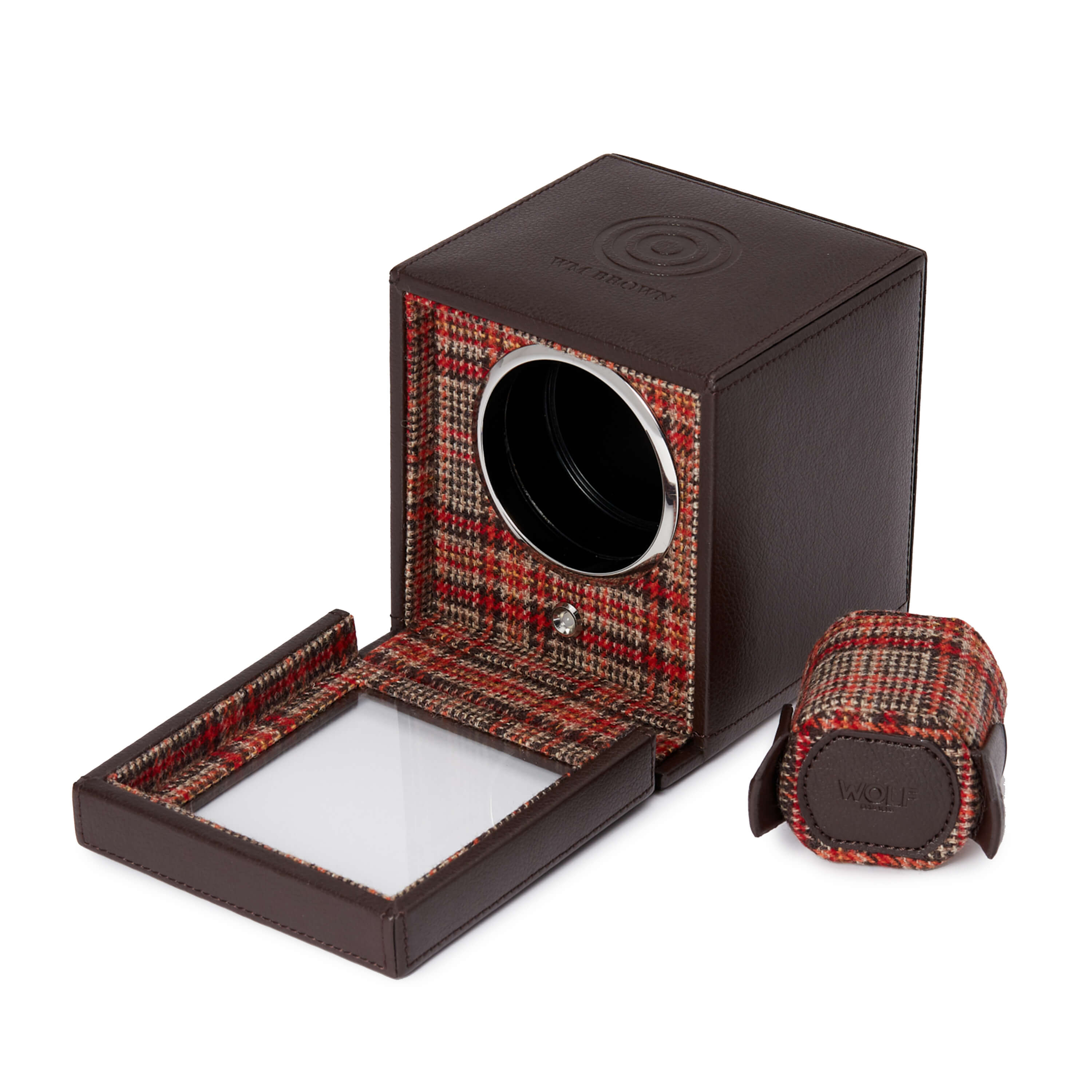 WOLF WM Brown Single Watch Winder (Brown)